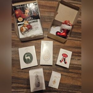 Hallmark Ornament Lot + Vintage BONUSES
